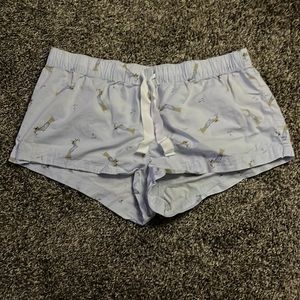 J. Crew Dachshund Print PJ Shorts
